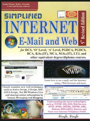cover image of Simplified Internet E-Mail and Web